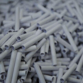 Tubes carton blanc