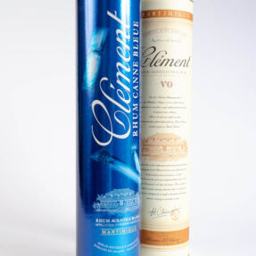 Cardboard canisters: Agricultural rum Clément large Canne