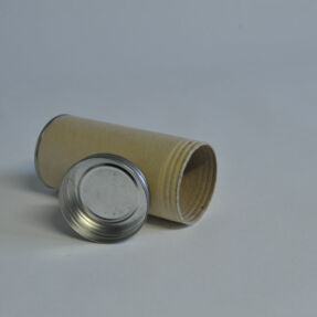 Cardboard tube with thread