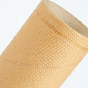 Tube carton gaufré