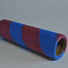 Mât PLV carton Bi-couleur